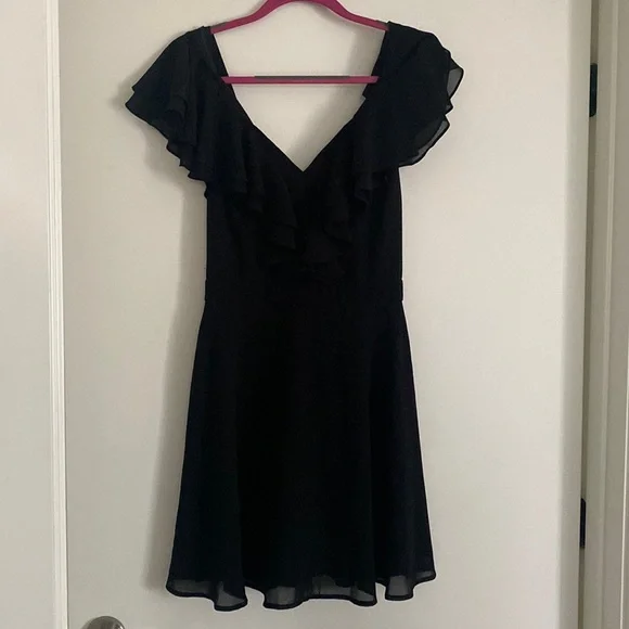 Lulus | Dresses | Black Lulu Mini Dress L | Poshmark